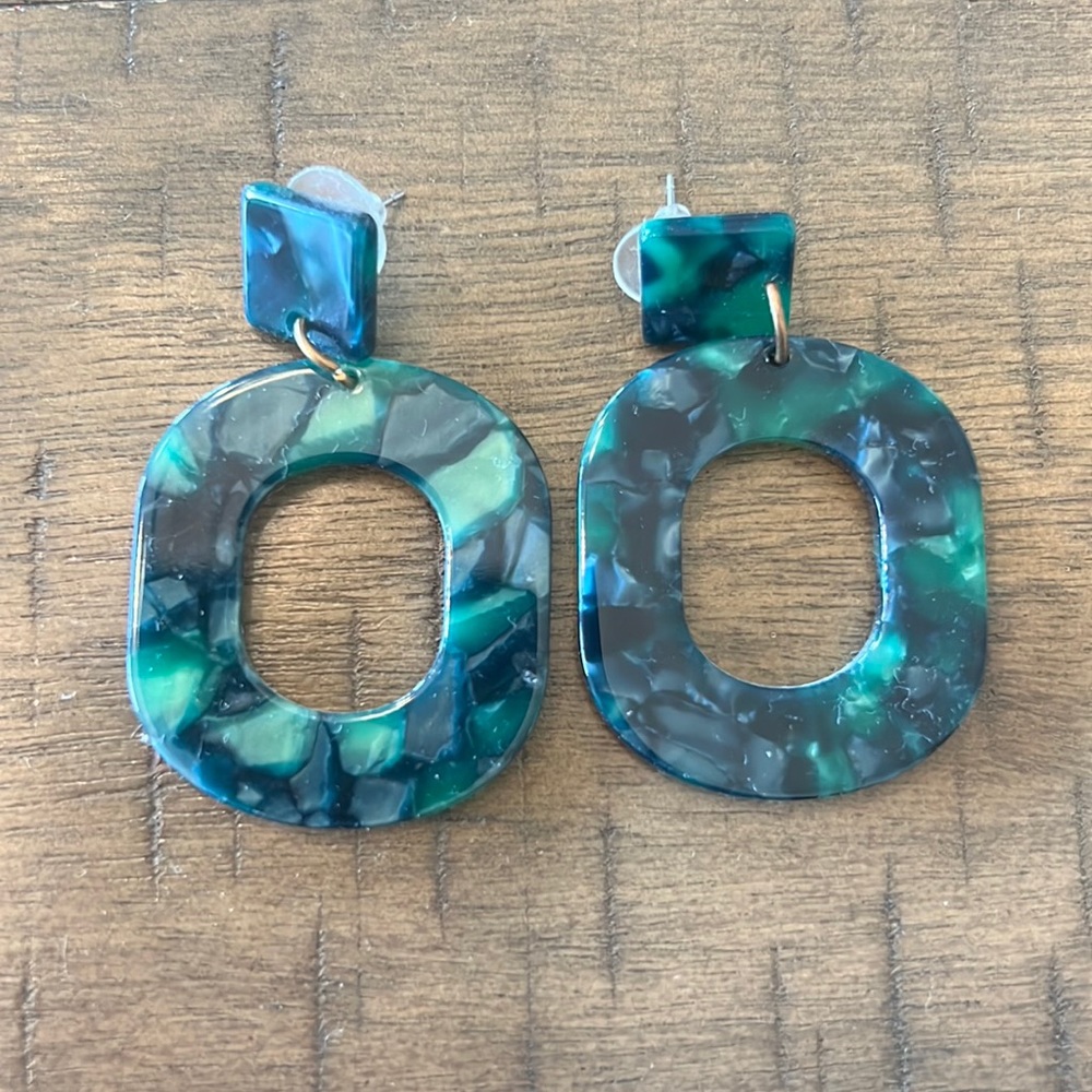 Green Earrings